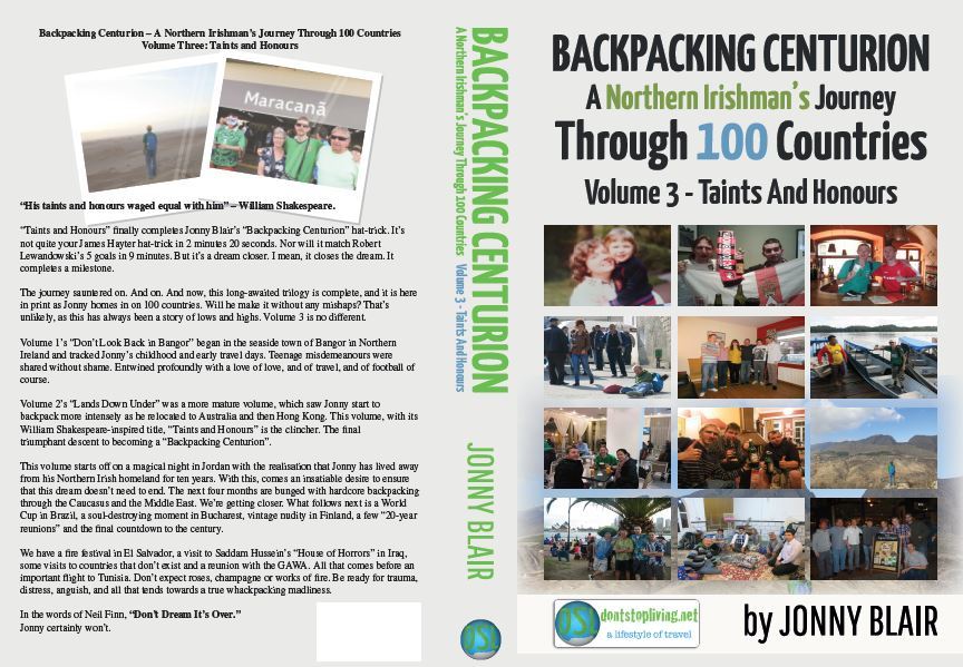 Backpacking Centurion – Traveling book by Jonny Blair 